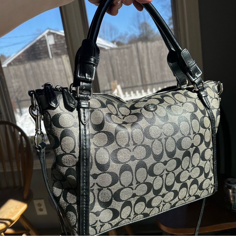 Coach Peyton Signature C Tote Bag Crossbody shoulder bag handbag